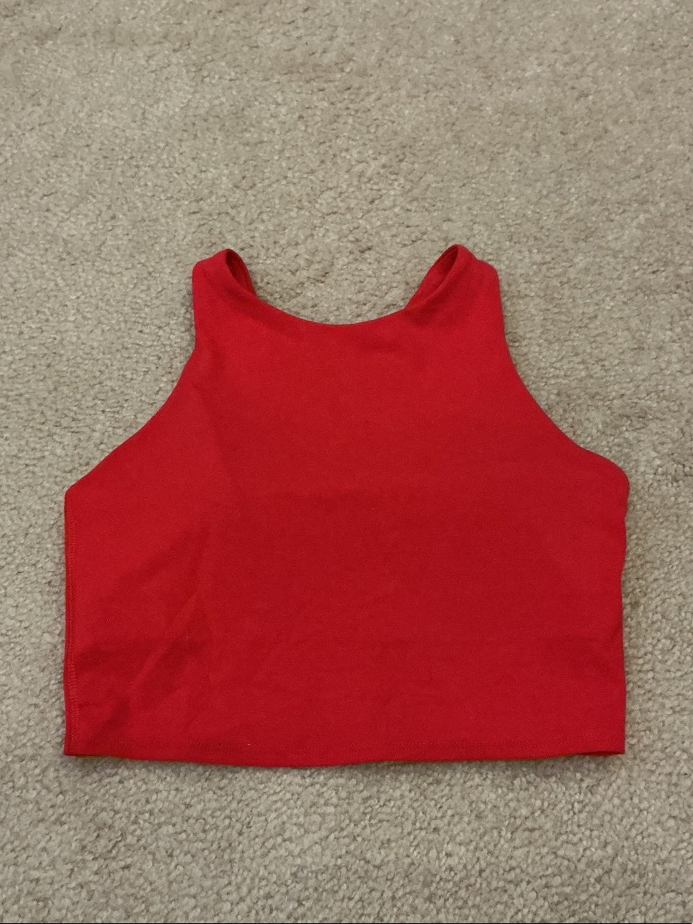 Athleta Conscience Crop in Powervida Tank Top - Red - 446564 - Size XS